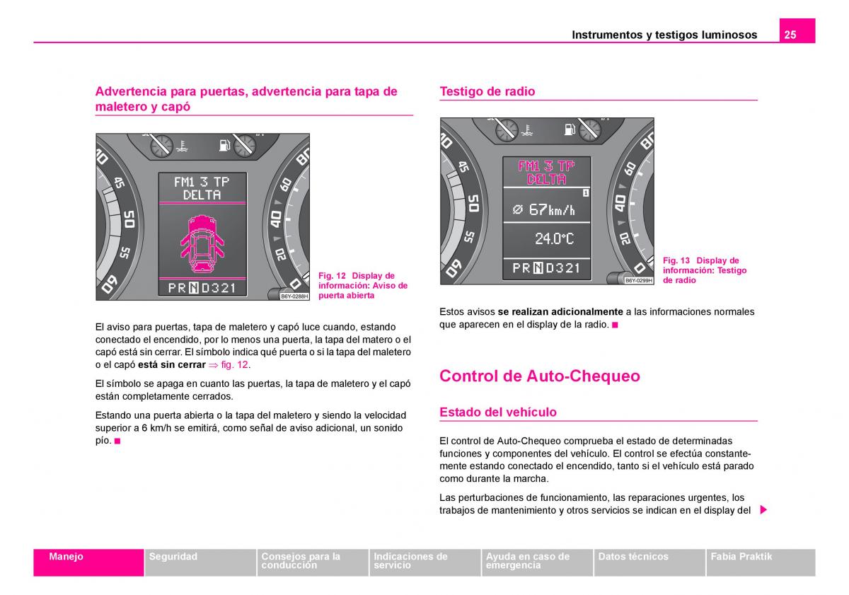 Skoda Fabia I 1 manual del propietario / page 26