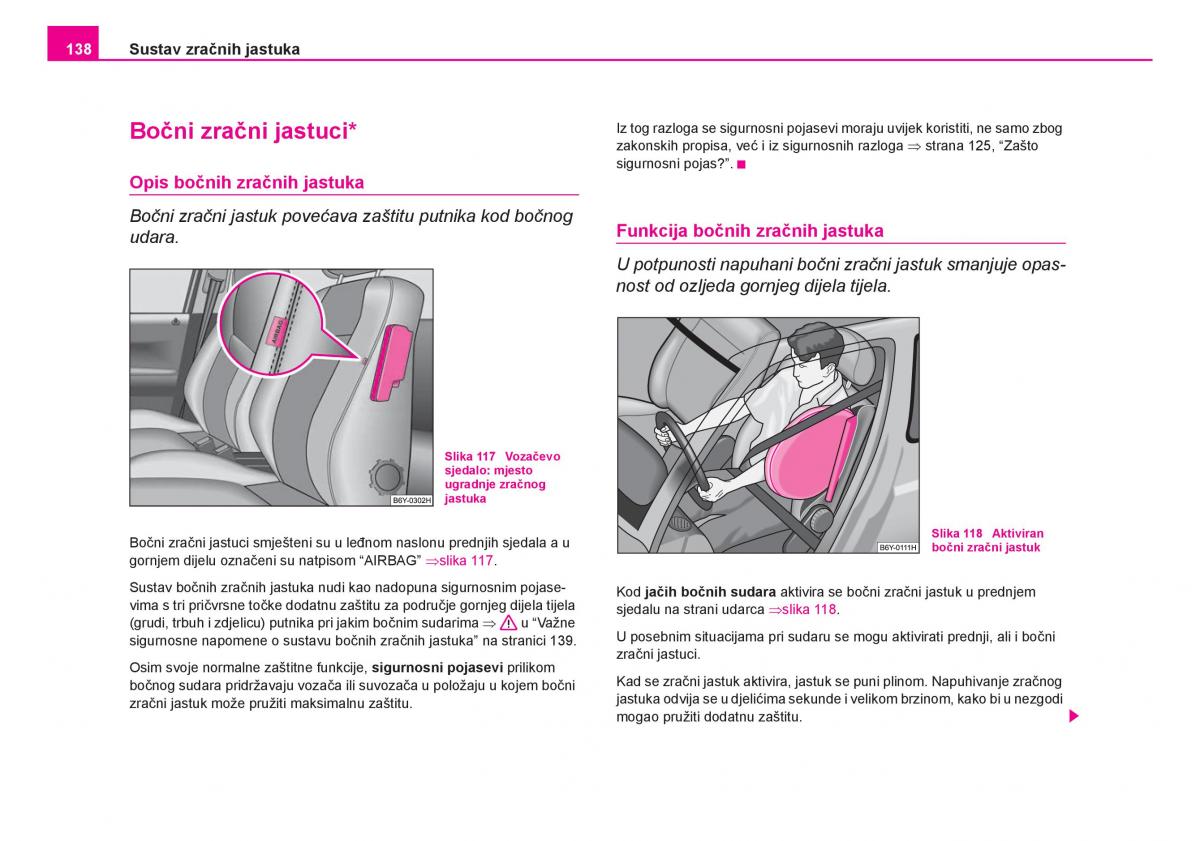 Skoda Fabia I 1 vlasnicko uputstvo / page 139