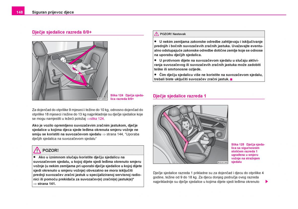 Skoda Fabia I 1 vlasnicko uputstvo / page 149