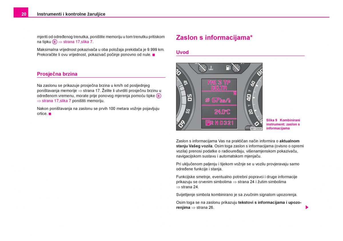 Skoda Fabia I 1 vlasnicko uputstvo / page 21