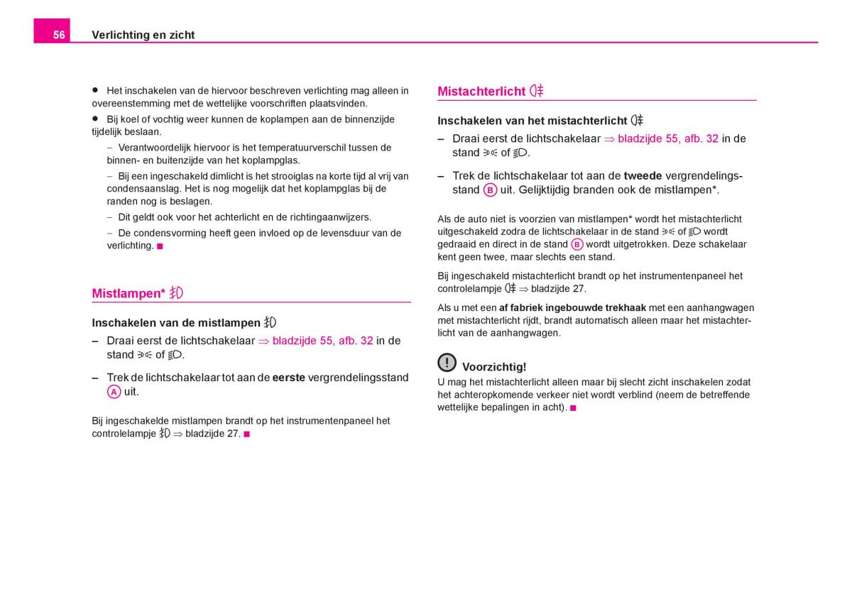 Skoda Fabia I 1 handleiding / page 57