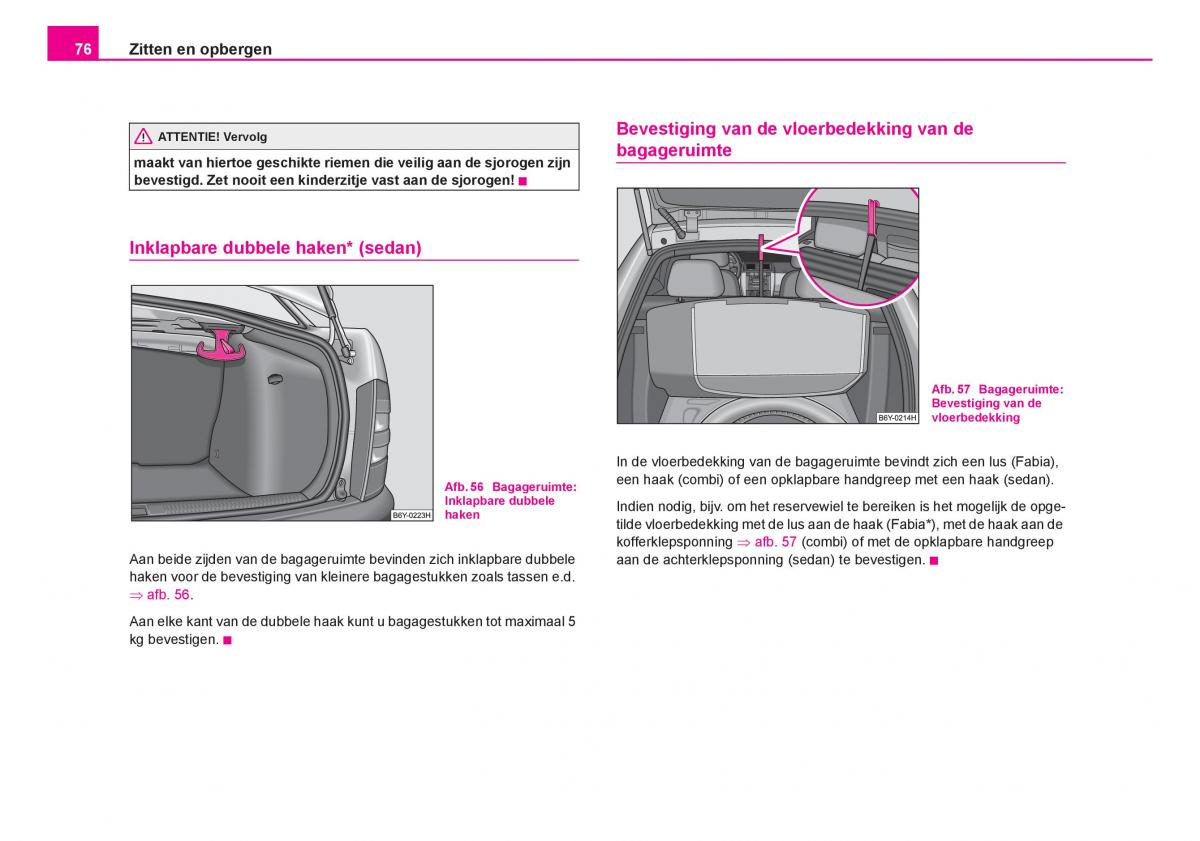 Skoda Fabia I 1 handleiding / page 77