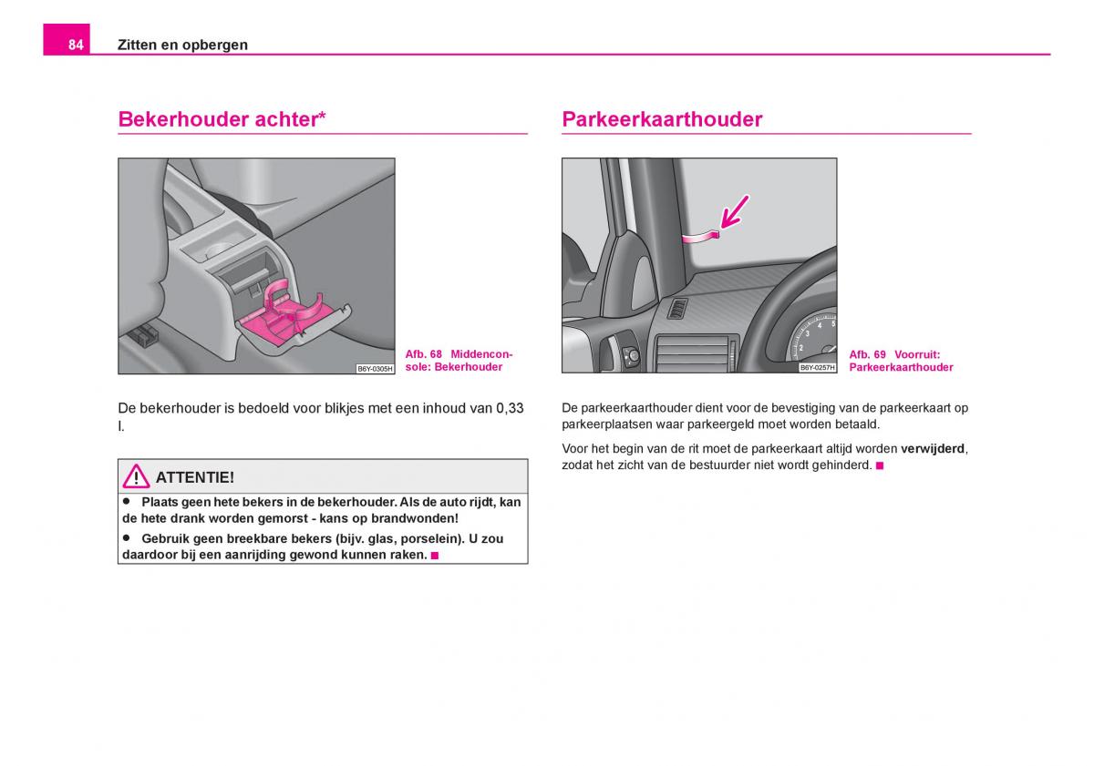 Skoda Fabia I 1 handleiding / page 85