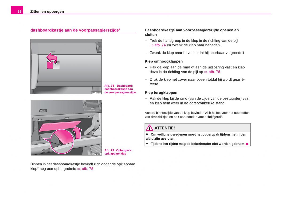 Skoda Fabia I 1 handleiding / page 89