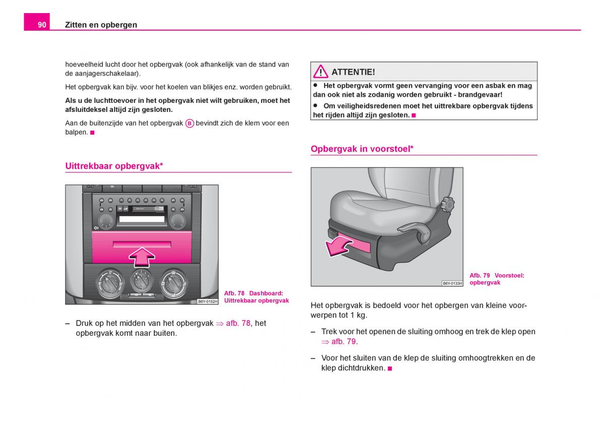 Skoda Fabia I 1 handleiding / page 91