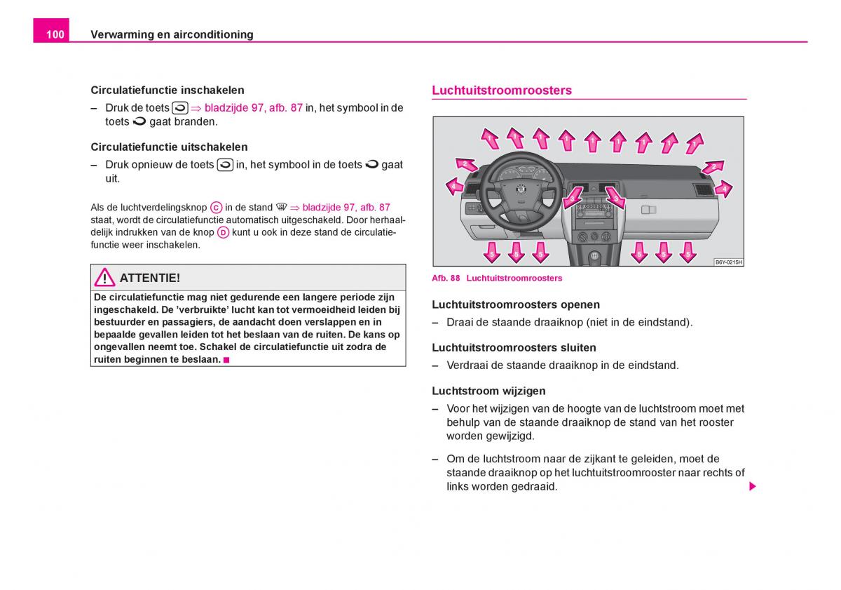 Skoda Fabia I 1 handleiding / page 101