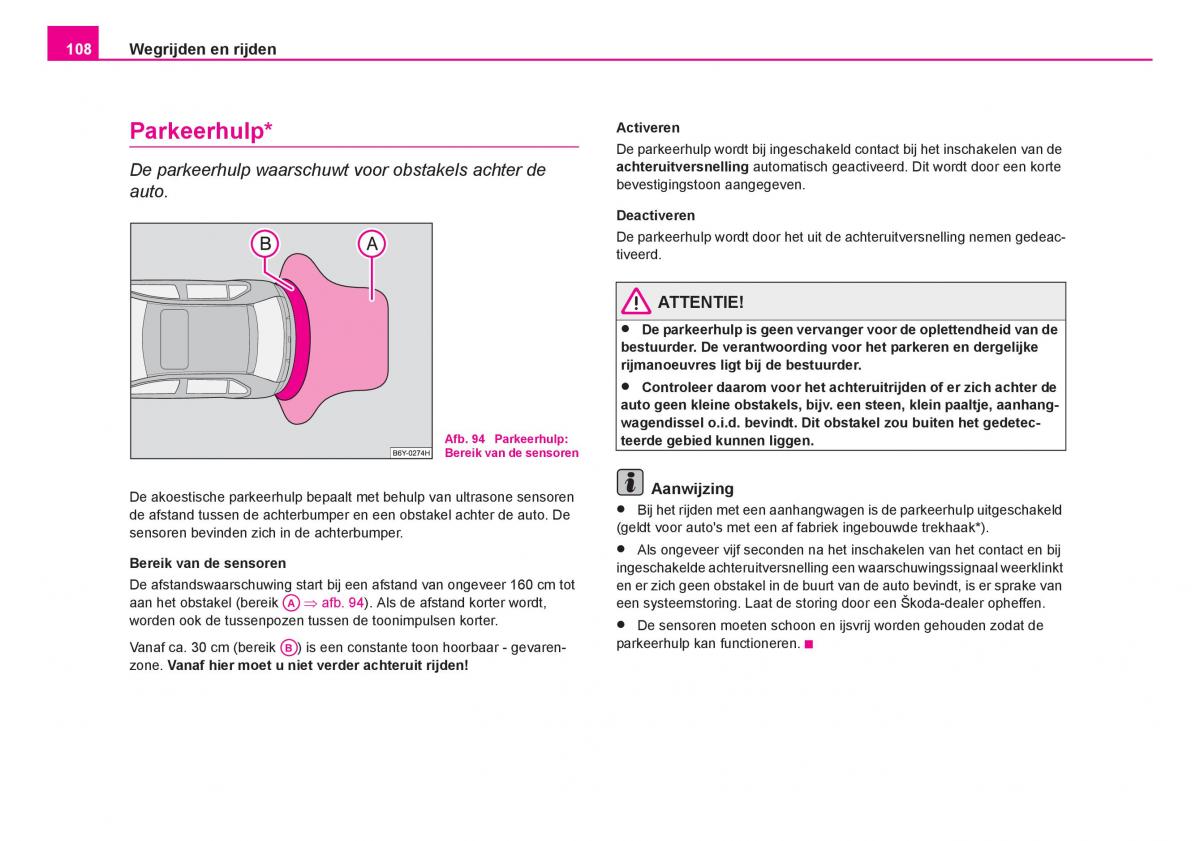 Skoda Fabia I 1 handleiding / page 109