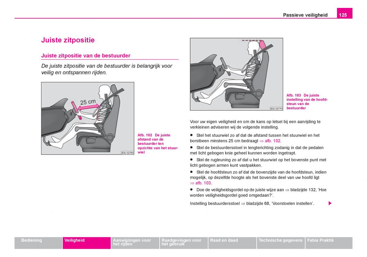 Skoda Fabia I 1 handleiding / page 126