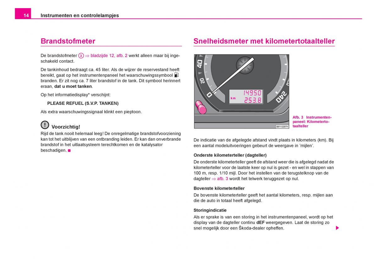 Skoda Fabia I 1 handleiding / page 15