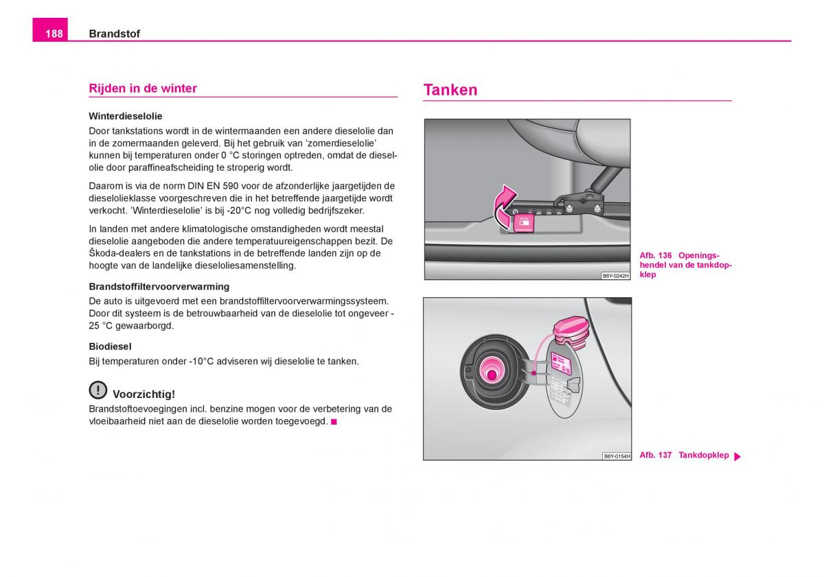 Skoda Fabia I 1 handleiding / page 189