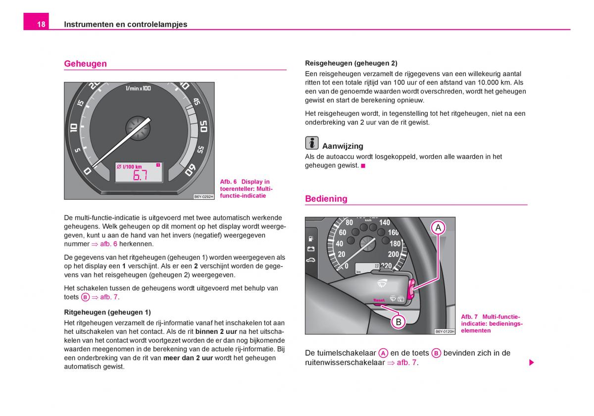 Skoda Fabia I 1 handleiding / page 19