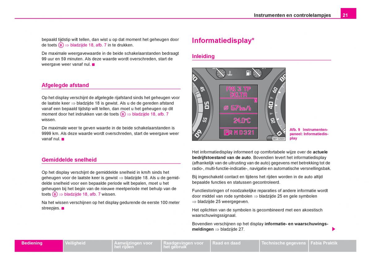 Skoda Fabia I 1 handleiding / page 22