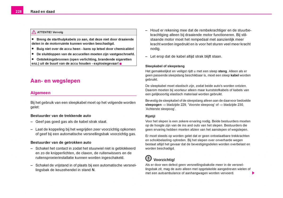 Skoda Fabia I 1 handleiding / page 229