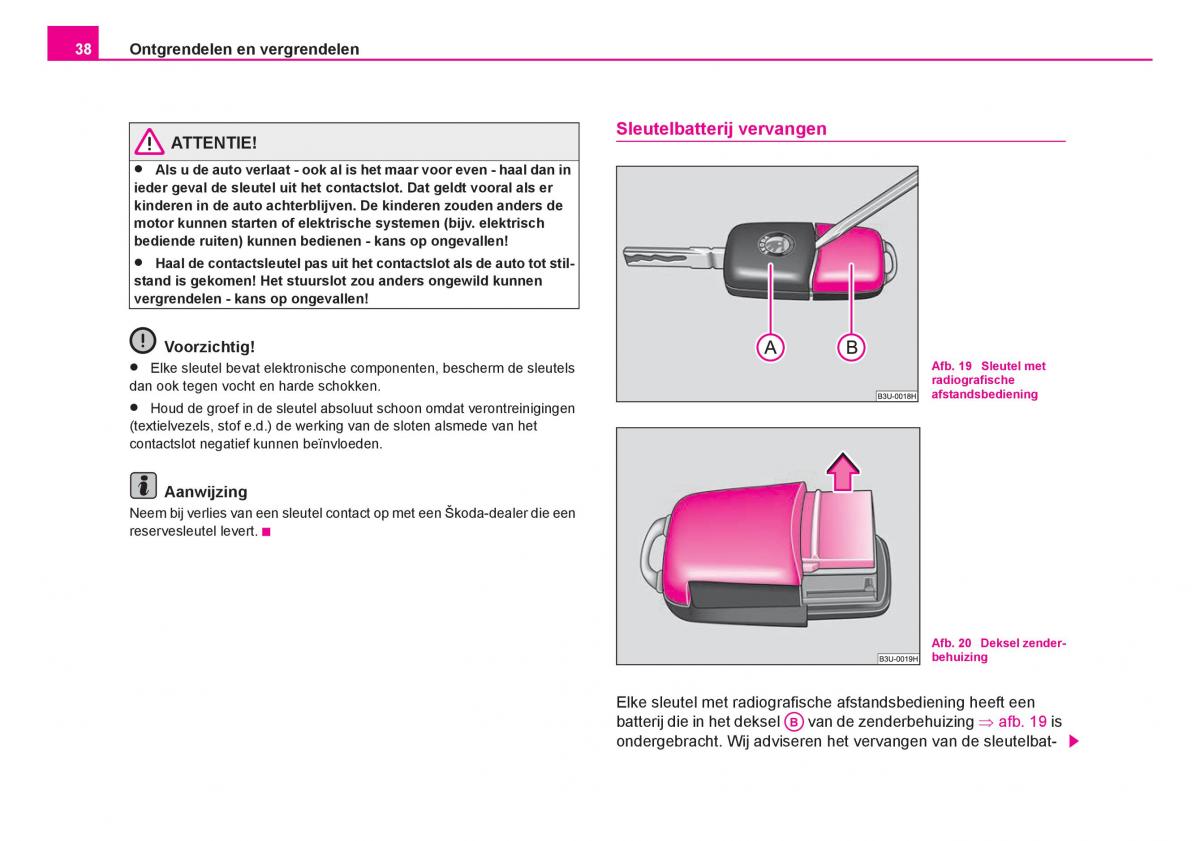 Skoda Fabia I 1 handleiding / page 39