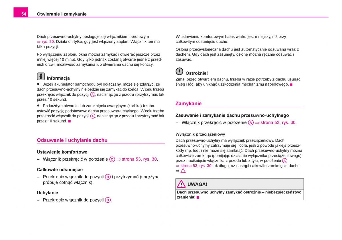 Skoda Fabia I 1 instrukcja obslugi / page 55