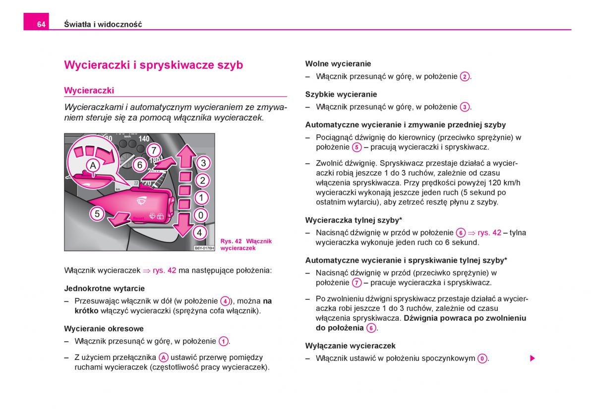 Skoda Fabia I 1 instrukcja obslugi / page 65