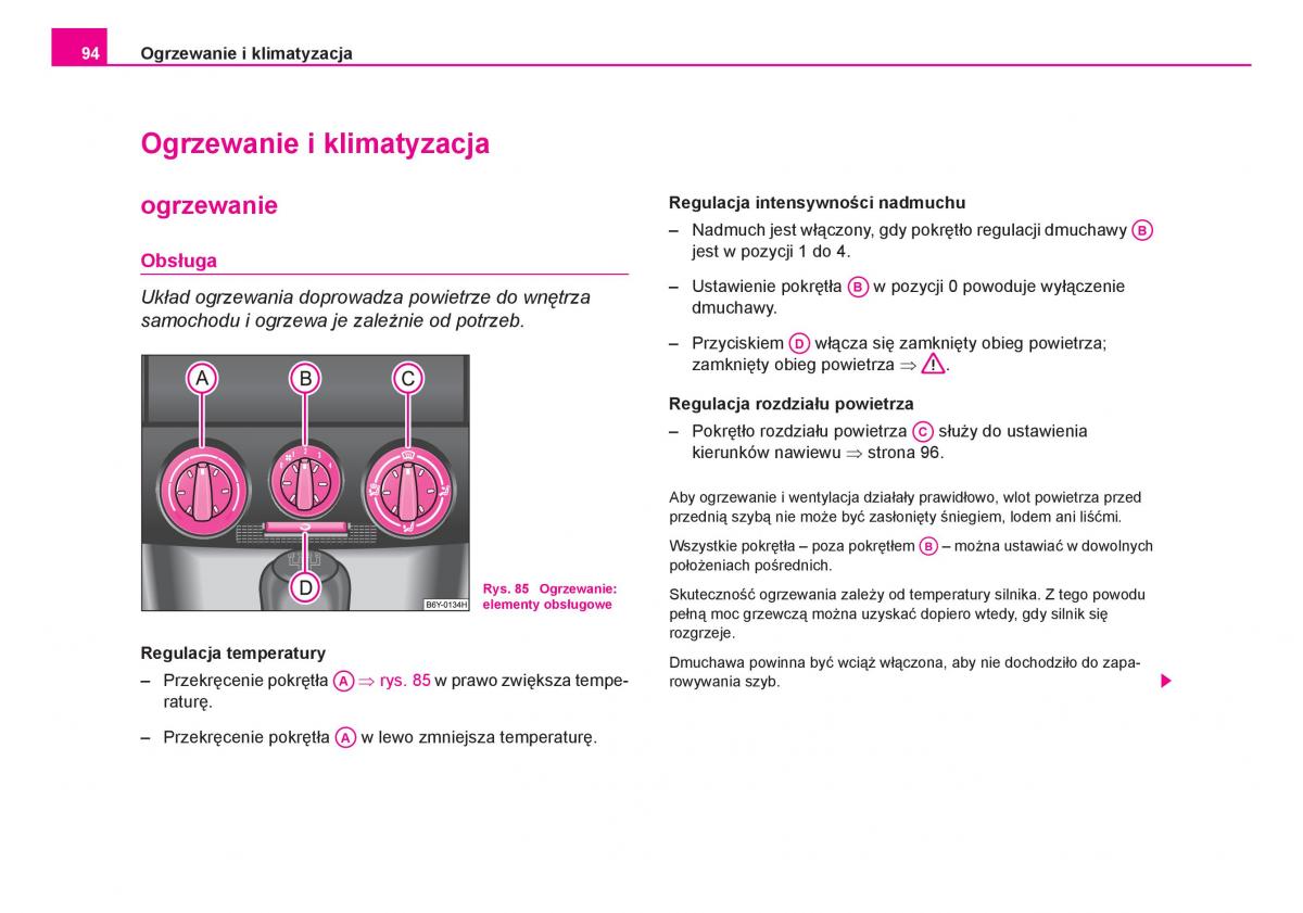 Skoda Fabia I 1 instrukcja obslugi / page 95