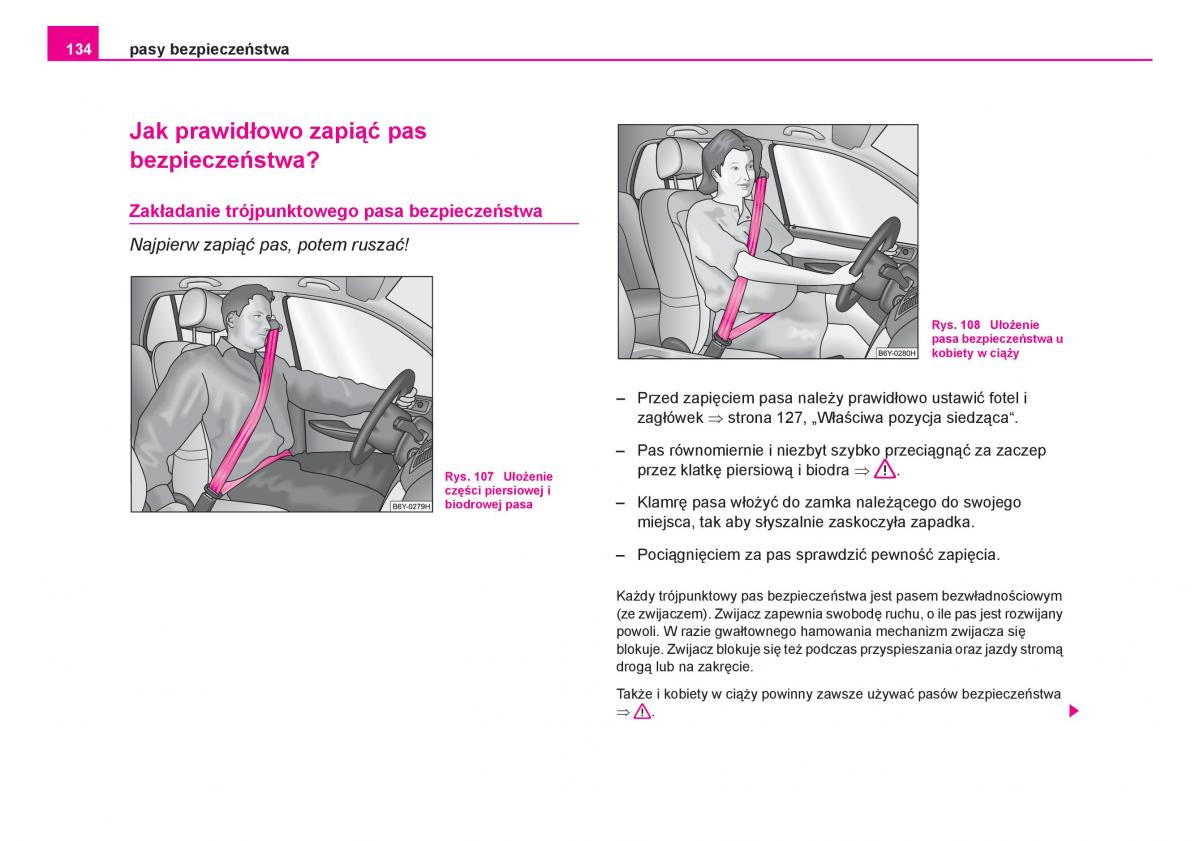 Skoda Fabia I 1 instrukcja obslugi / page 135