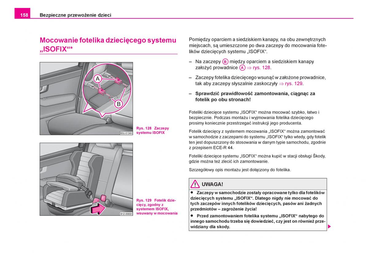 Skoda Fabia I 1 instrukcja obslugi / page 159