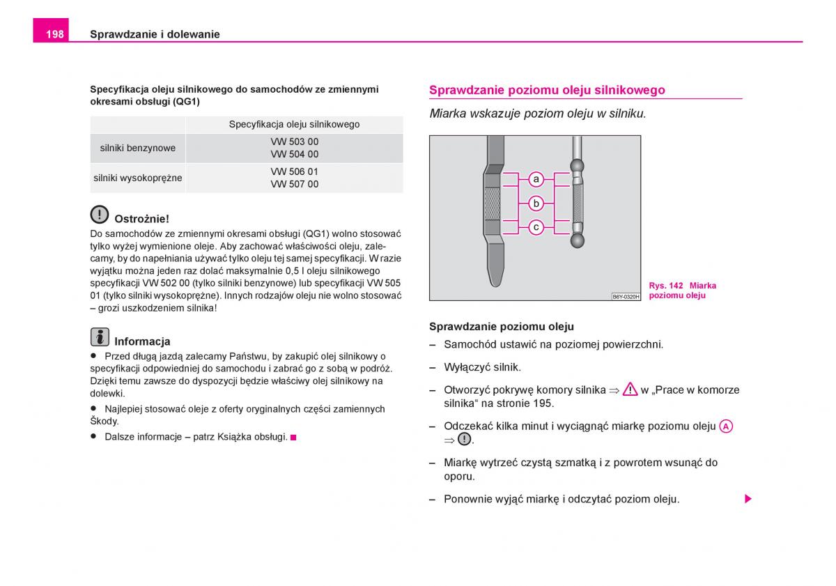 Skoda Fabia I 1 instrukcja obslugi / page 199