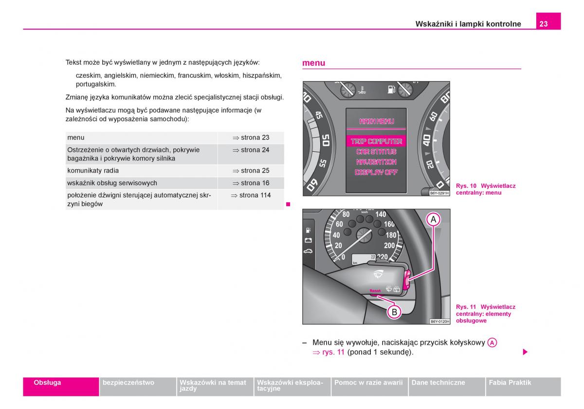 Skoda Fabia I 1 instrukcja obslugi / page 24