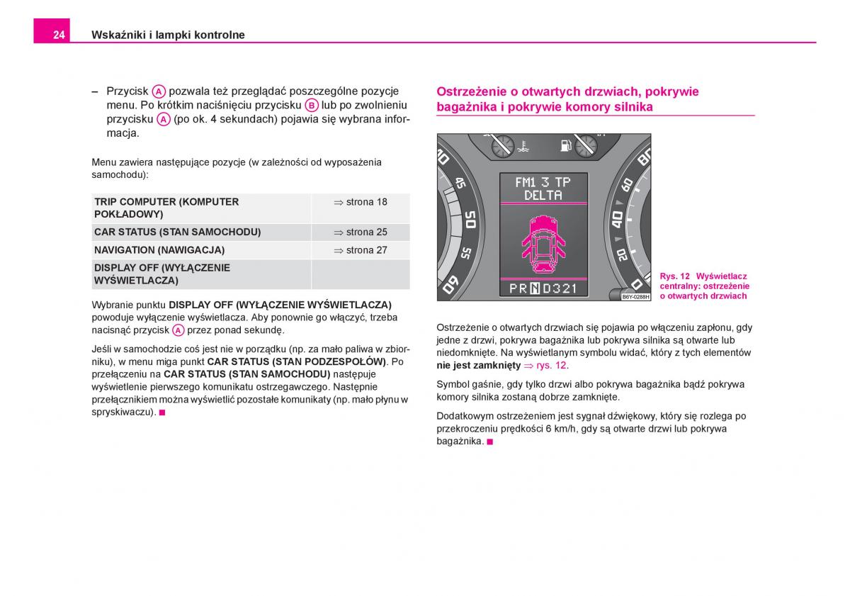 Skoda Fabia I 1 instrukcja obslugi / page 25