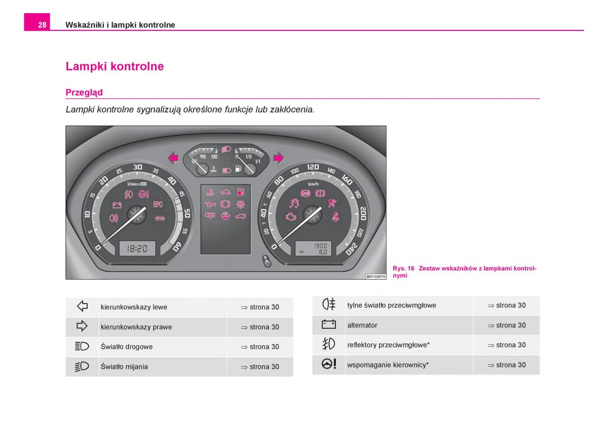 Skoda Fabia I 1 instrukcja obslugi / page 29