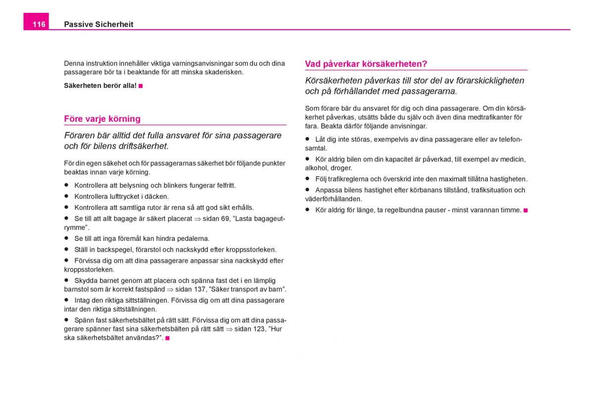 Skoda Fabia I 1 instruktionsbok / page 117