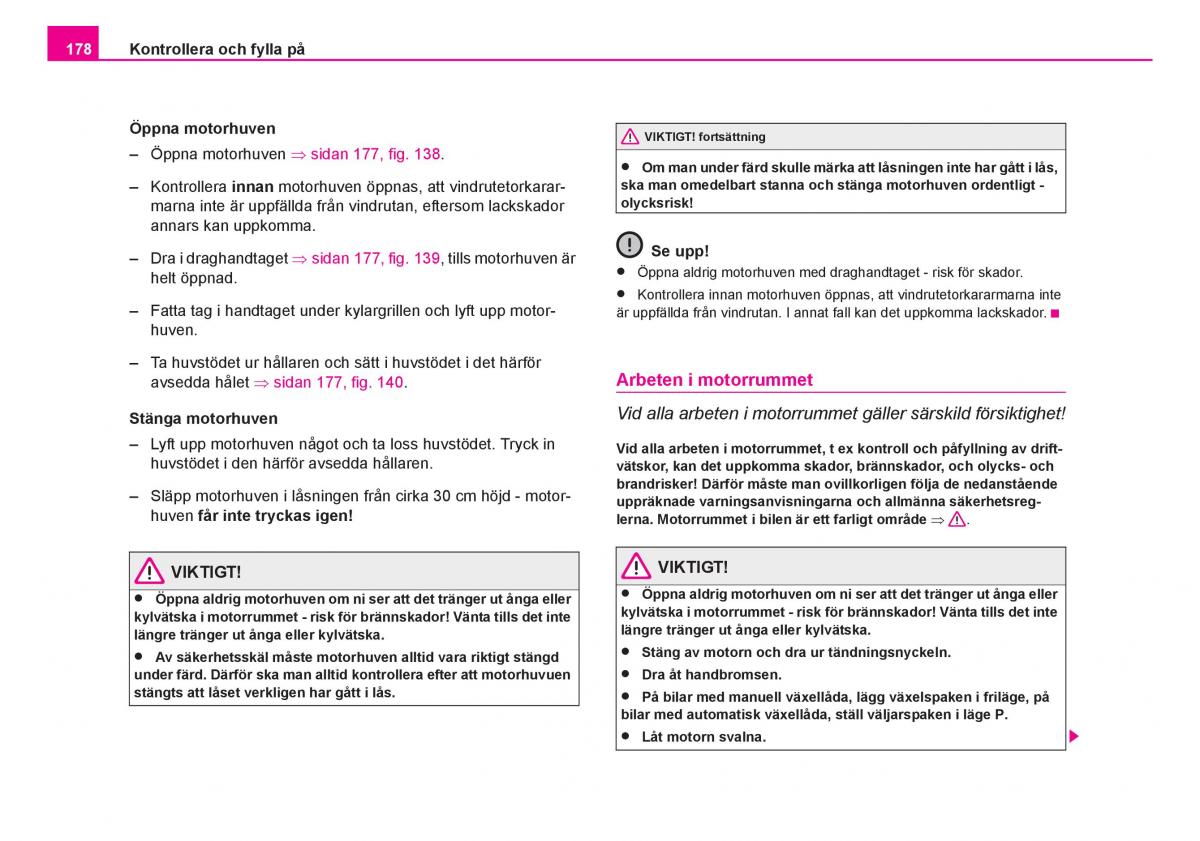 Skoda Fabia I 1 instruktionsbok / page 179