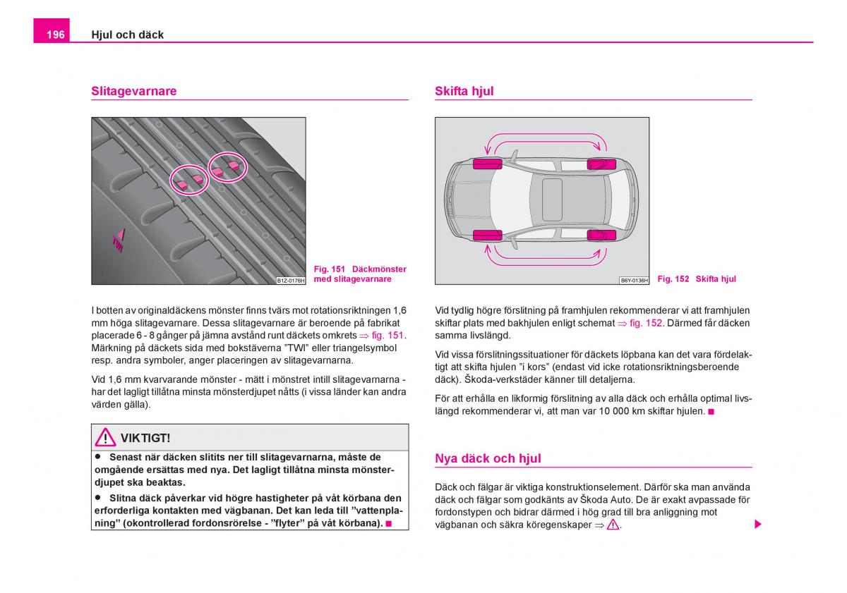 Skoda Fabia I 1 instruktionsbok / page 197