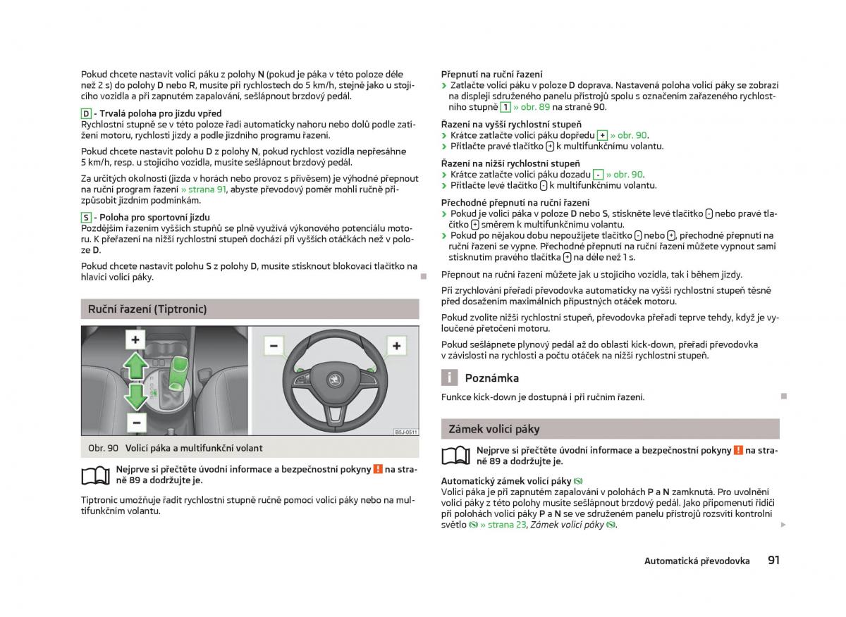 Skoda Fabia II 2 navod k obsludze / page 93