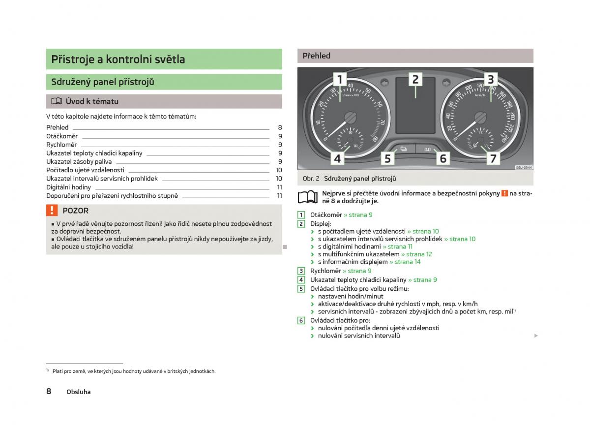 Skoda Fabia II 2 navod k obsludze / page 10