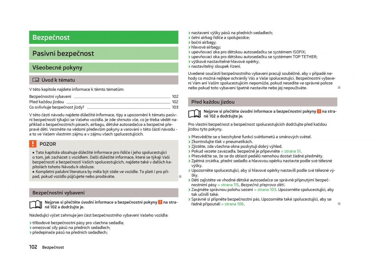 Skoda Fabia II 2 navod k obsludze / page 104