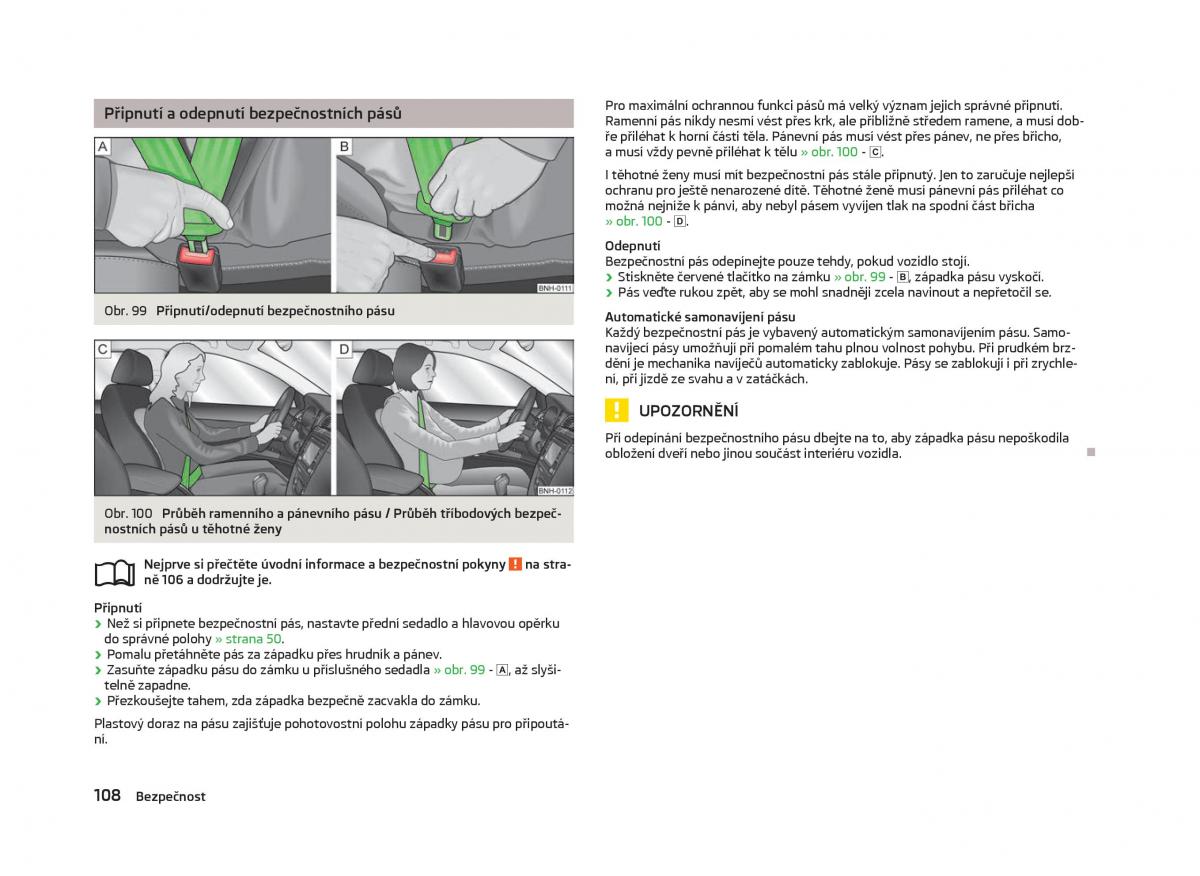 Skoda Fabia II 2 navod k obsludze / page 110