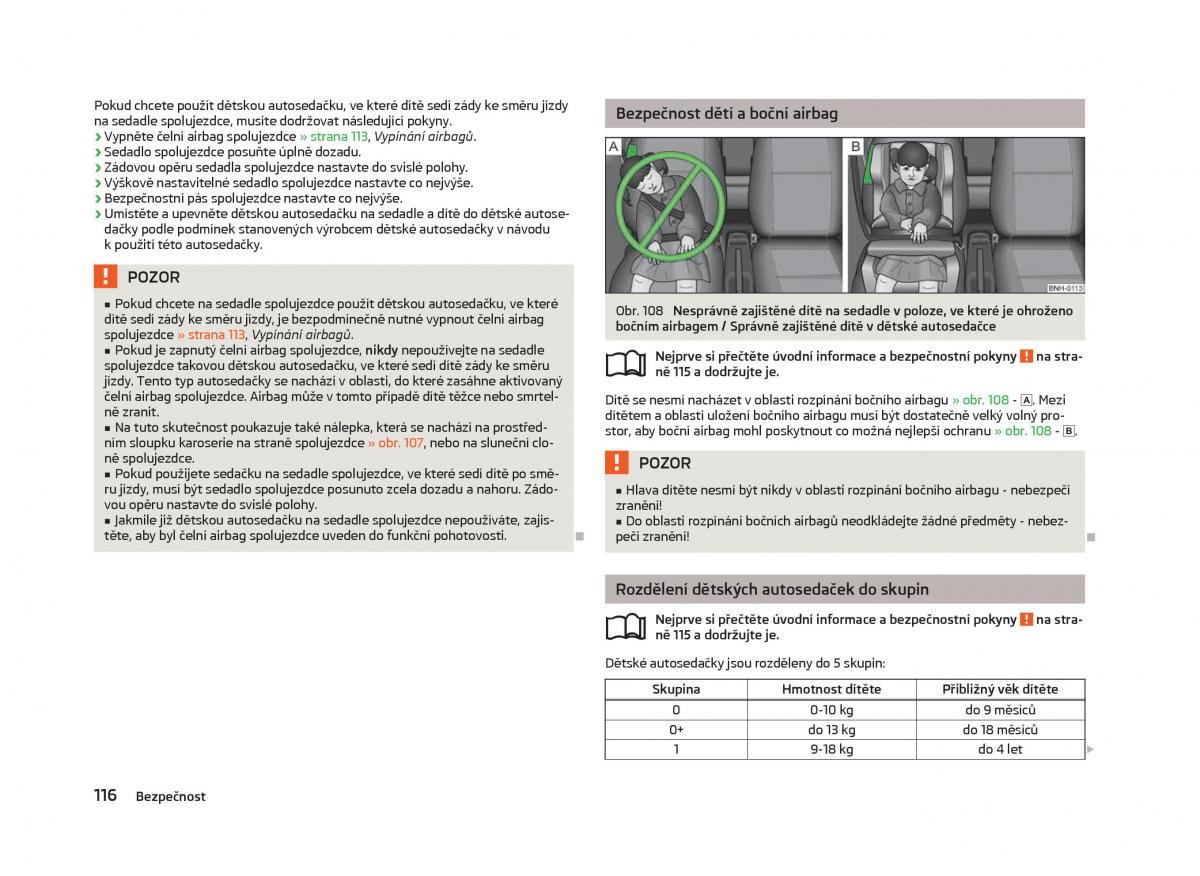 Skoda Fabia II 2 navod k obsludze / page 118