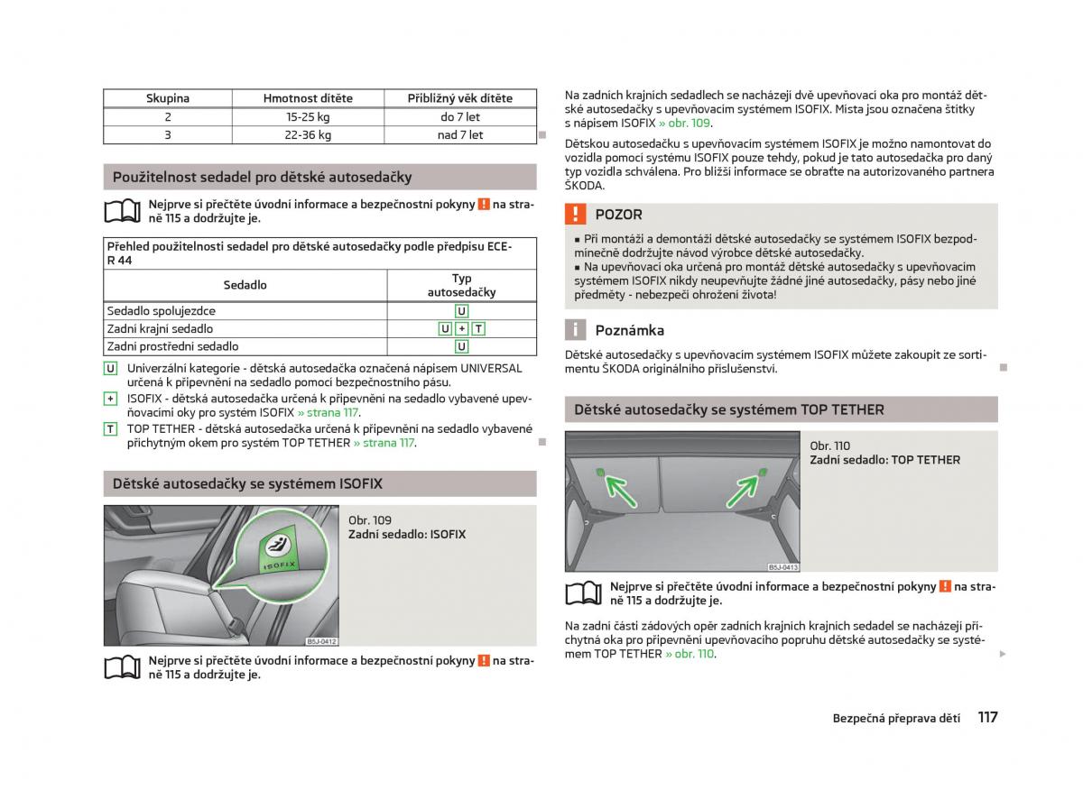 Skoda Fabia II 2 navod k obsludze / page 119