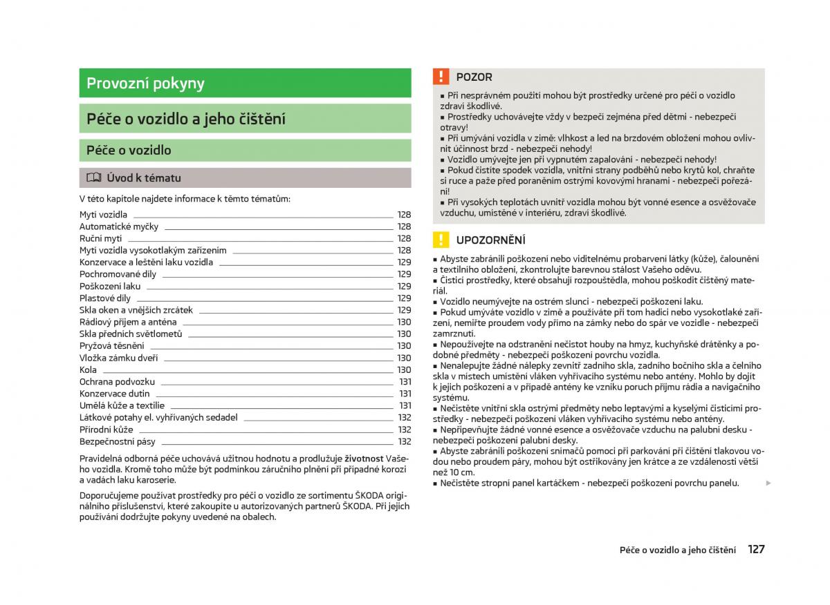 Skoda Fabia II 2 navod k obsludze / page 129