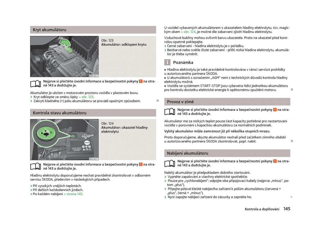 Skoda Fabia II 2 navod k obsludze / page 147