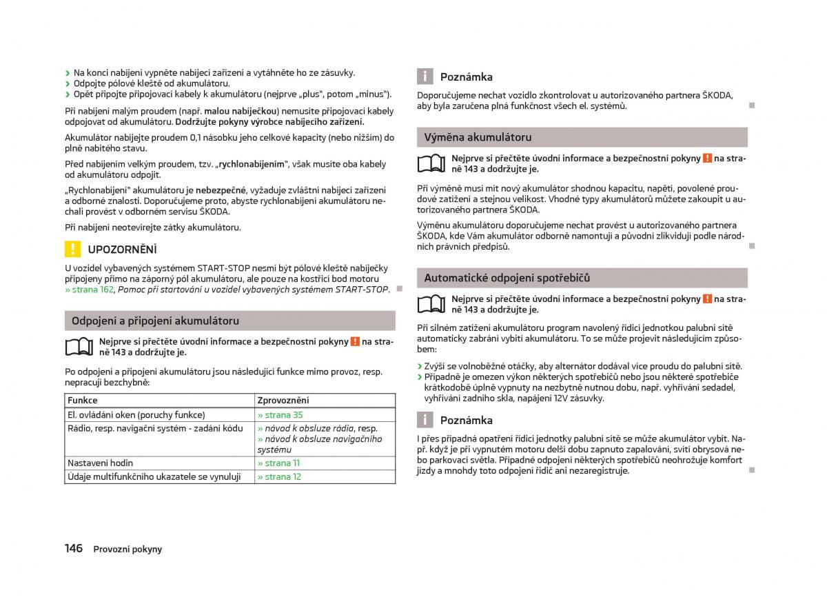 Skoda Fabia II 2 navod k obsludze / page 148