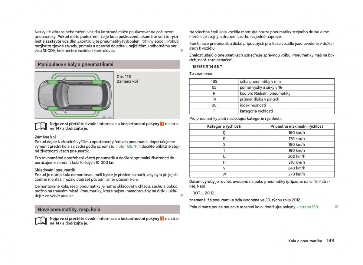 Skoda Fabia II 2 navod k obsludze / page 151