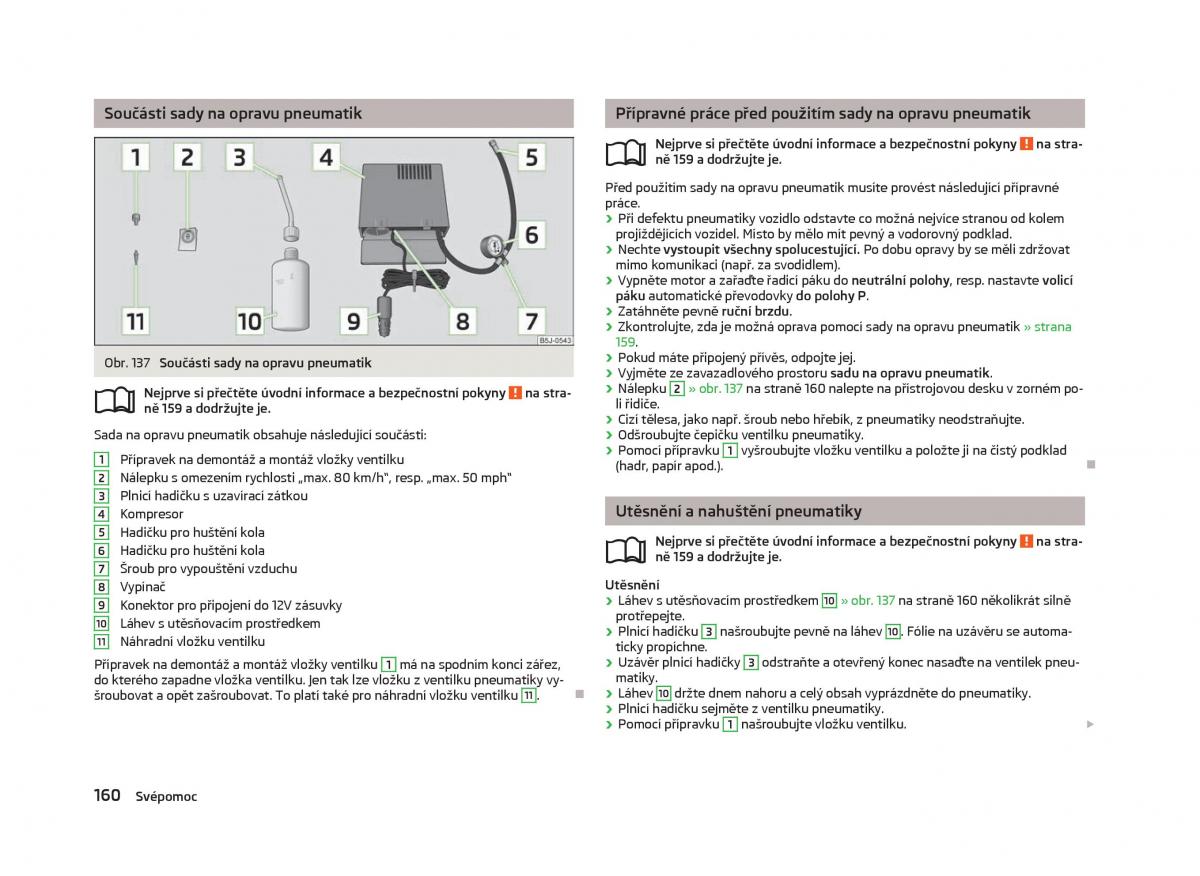 Skoda Fabia II 2 navod k obsludze / page 162