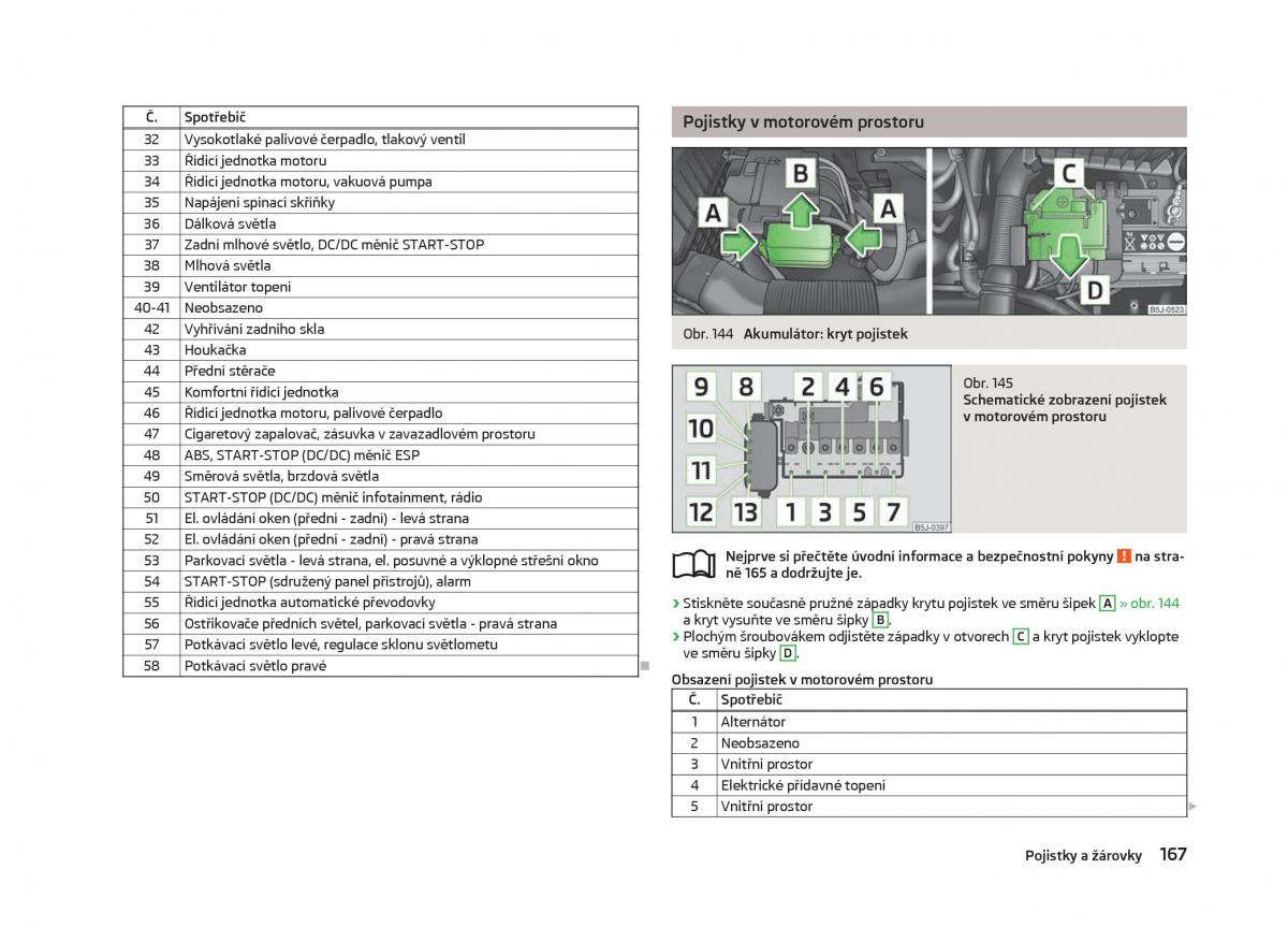 Skoda Fabia II 2 navod k obsludze / page 169