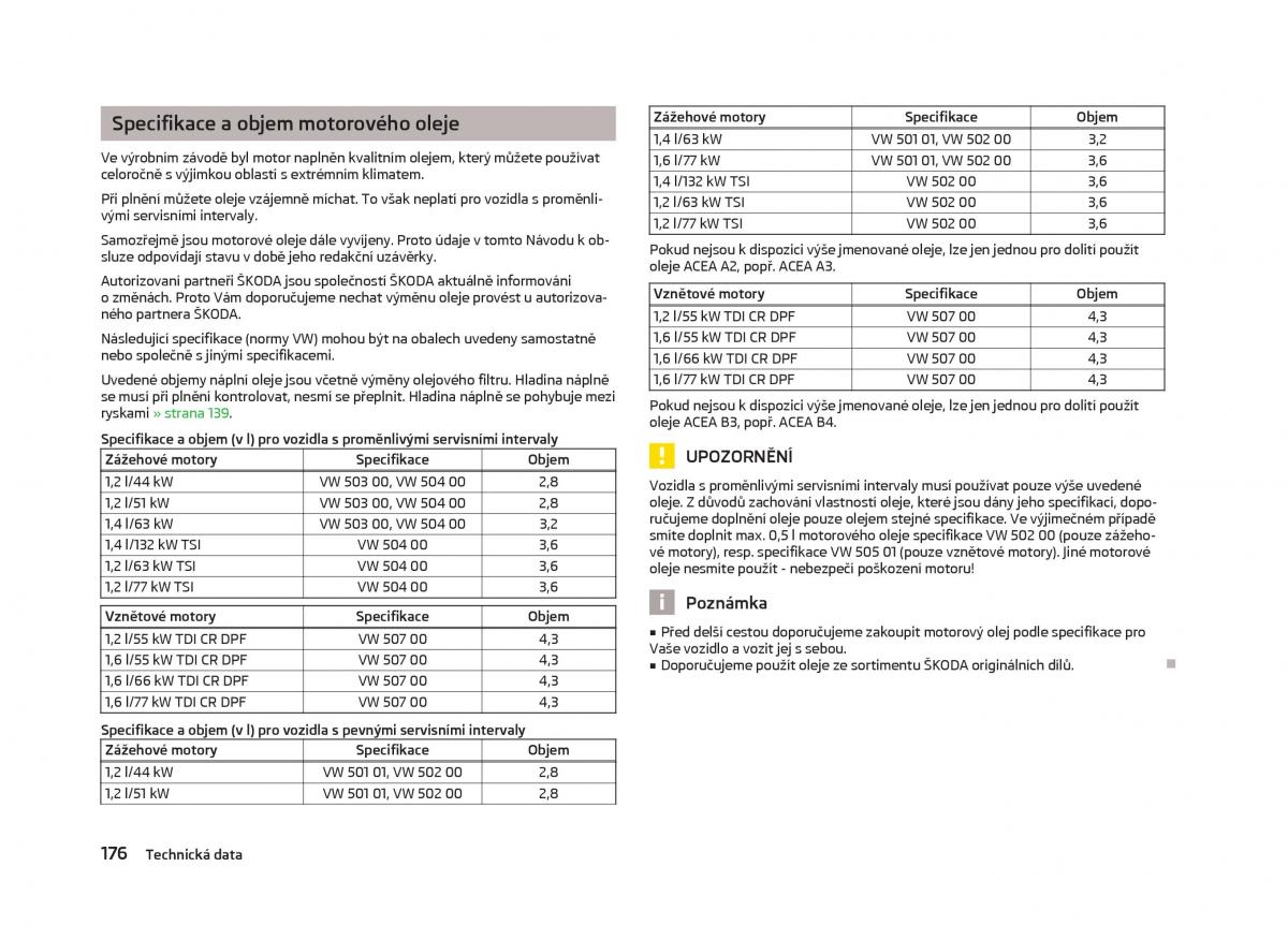 Skoda Fabia II 2 navod k obsludze / page 178