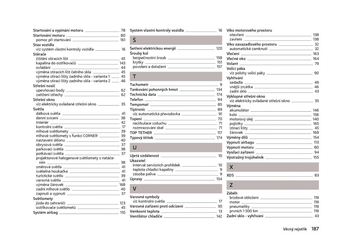 Skoda Fabia II 2 navod k obsludze / page 189