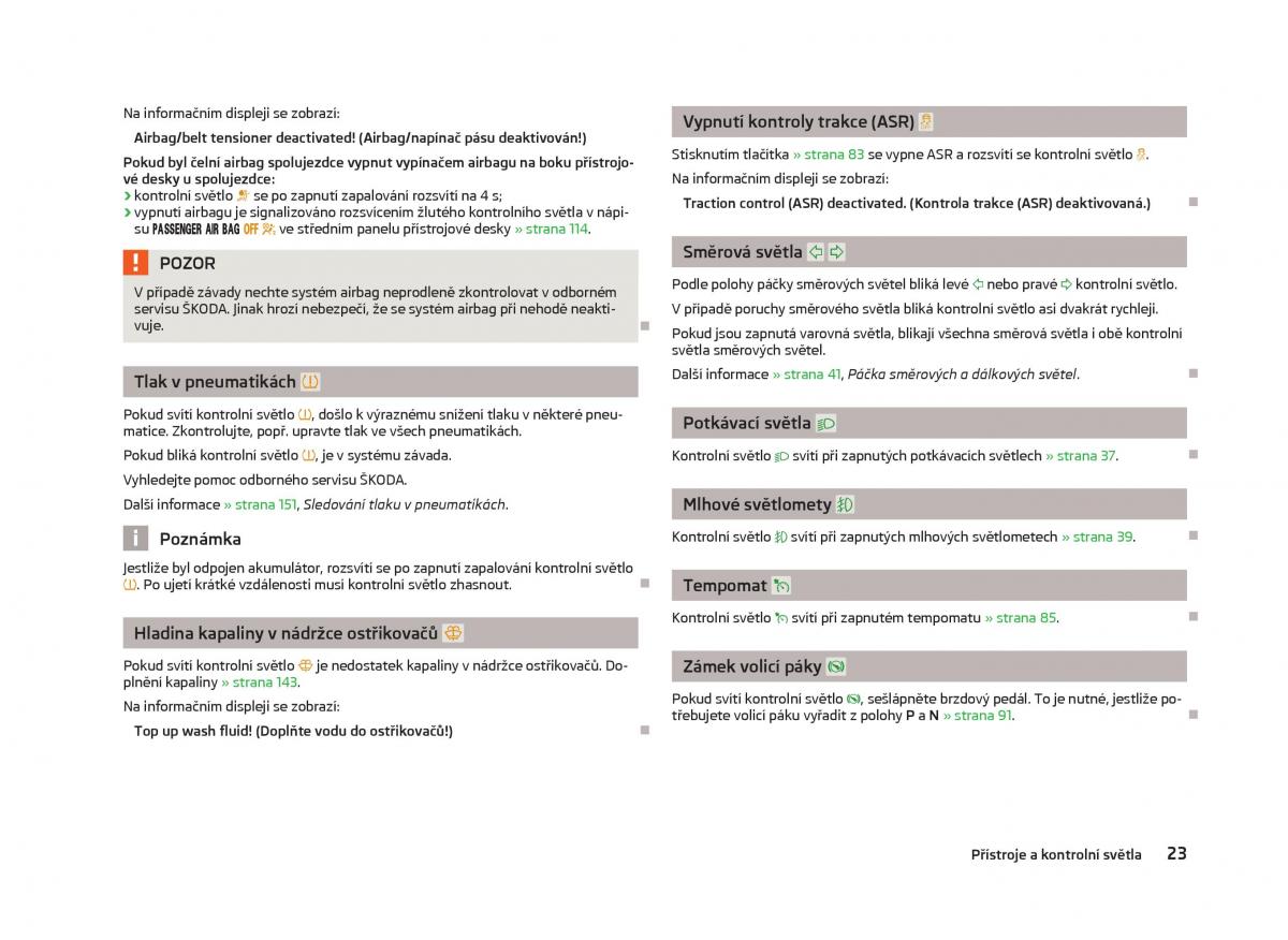 Skoda Fabia II 2 navod k obsludze / page 25