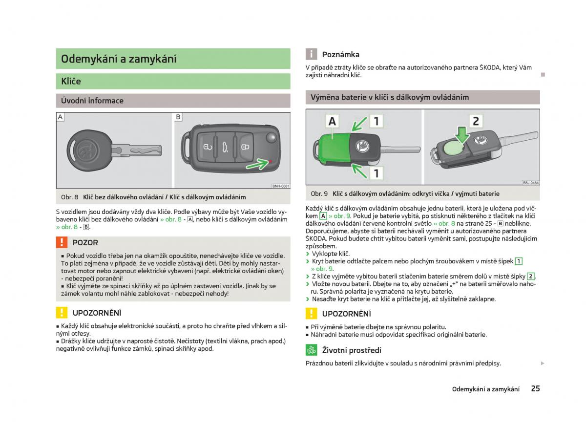 Skoda Fabia II 2 navod k obsludze / page 27