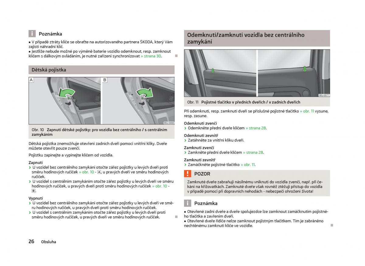 Skoda Fabia II 2 navod k obsludze / page 28