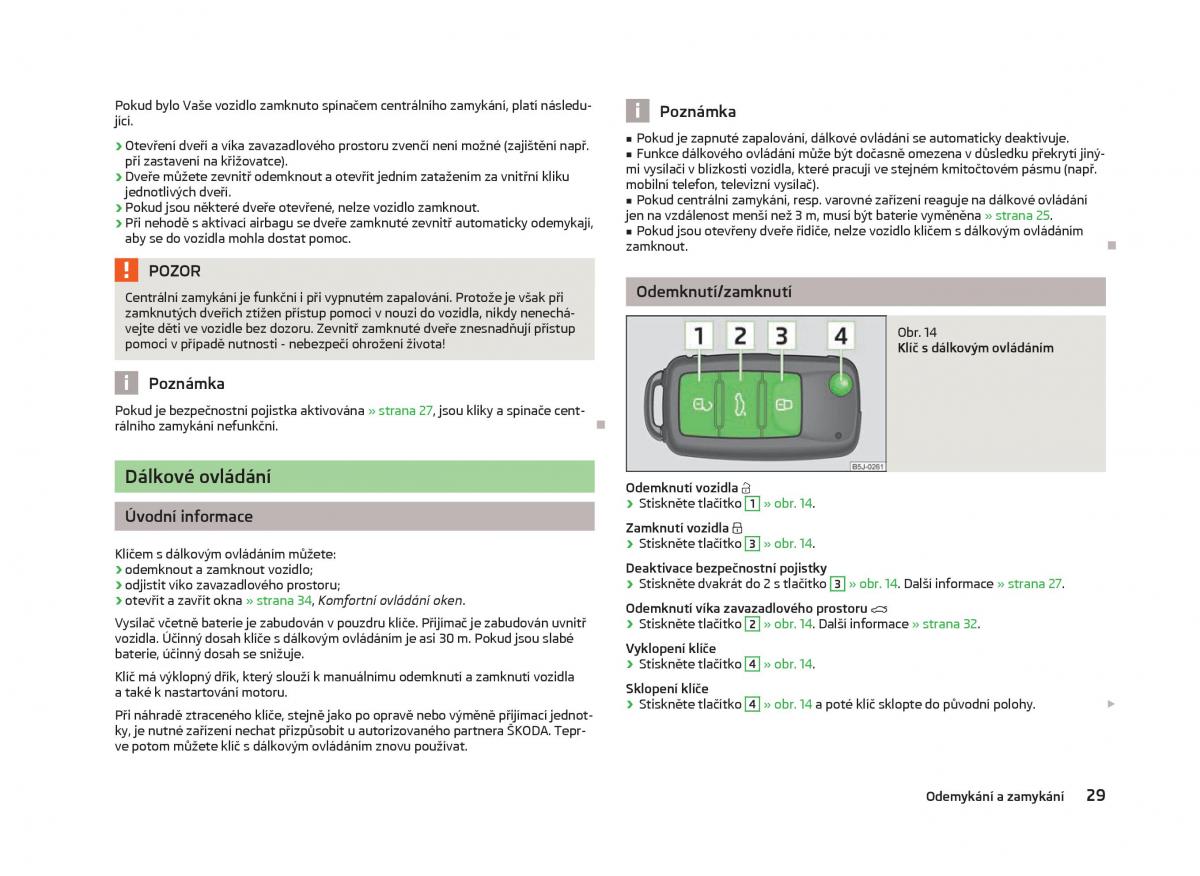 Skoda Fabia II 2 navod k obsludze / page 31