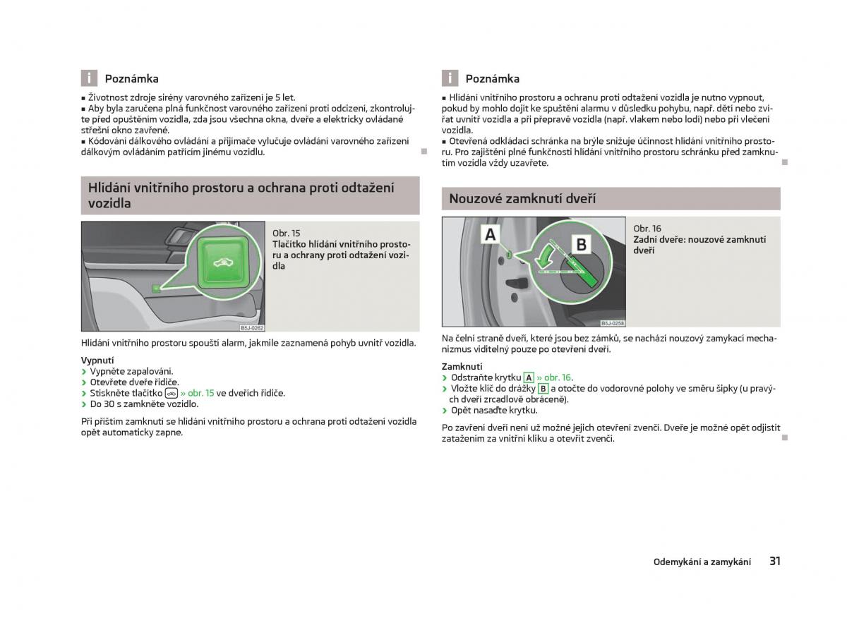 Skoda Fabia II 2 navod k obsludze / page 33