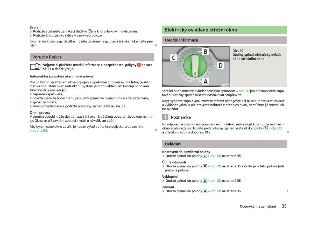 Skoda Fabia II 2 navod k obsludze / page 37